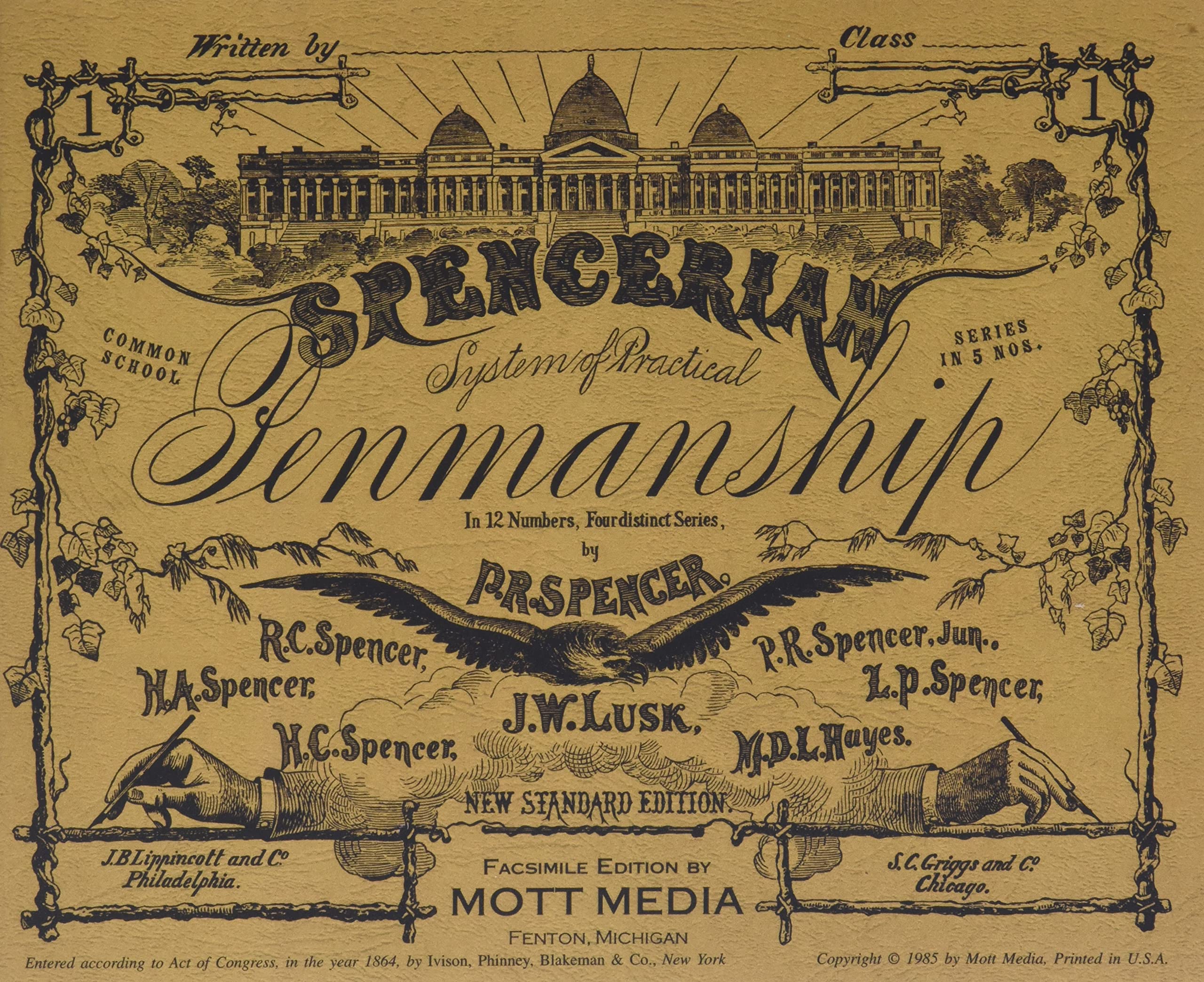 Spencerian Penmanship (Copybook #1),Used
