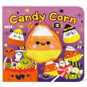 Candy Corn Kids Halloween & Thanksgiving Finger Puppet Board Book Ages 04,Used