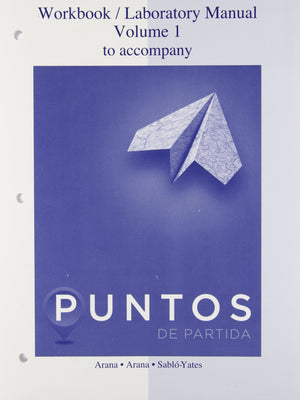 Workbook/laboratory manual to accompany Puntos de Partida, Ninth edition,Used