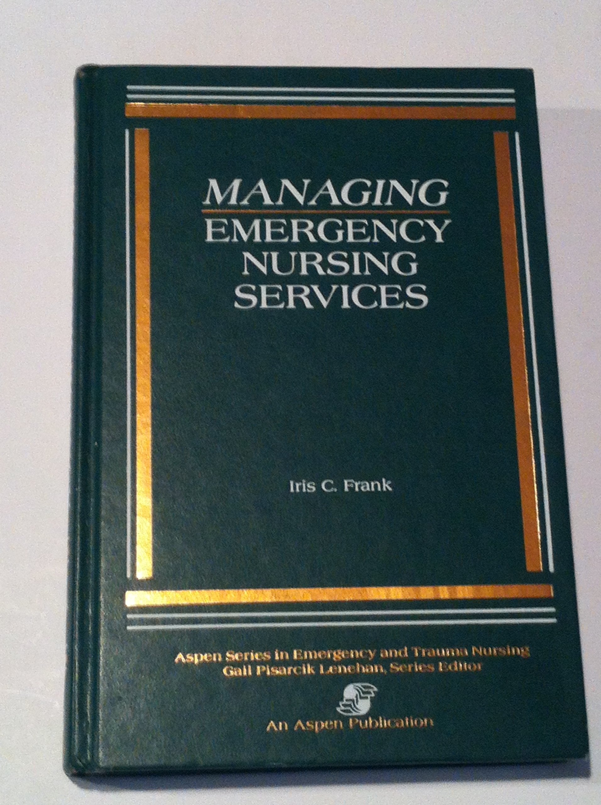 Managing Emergency Nursing Services,Used