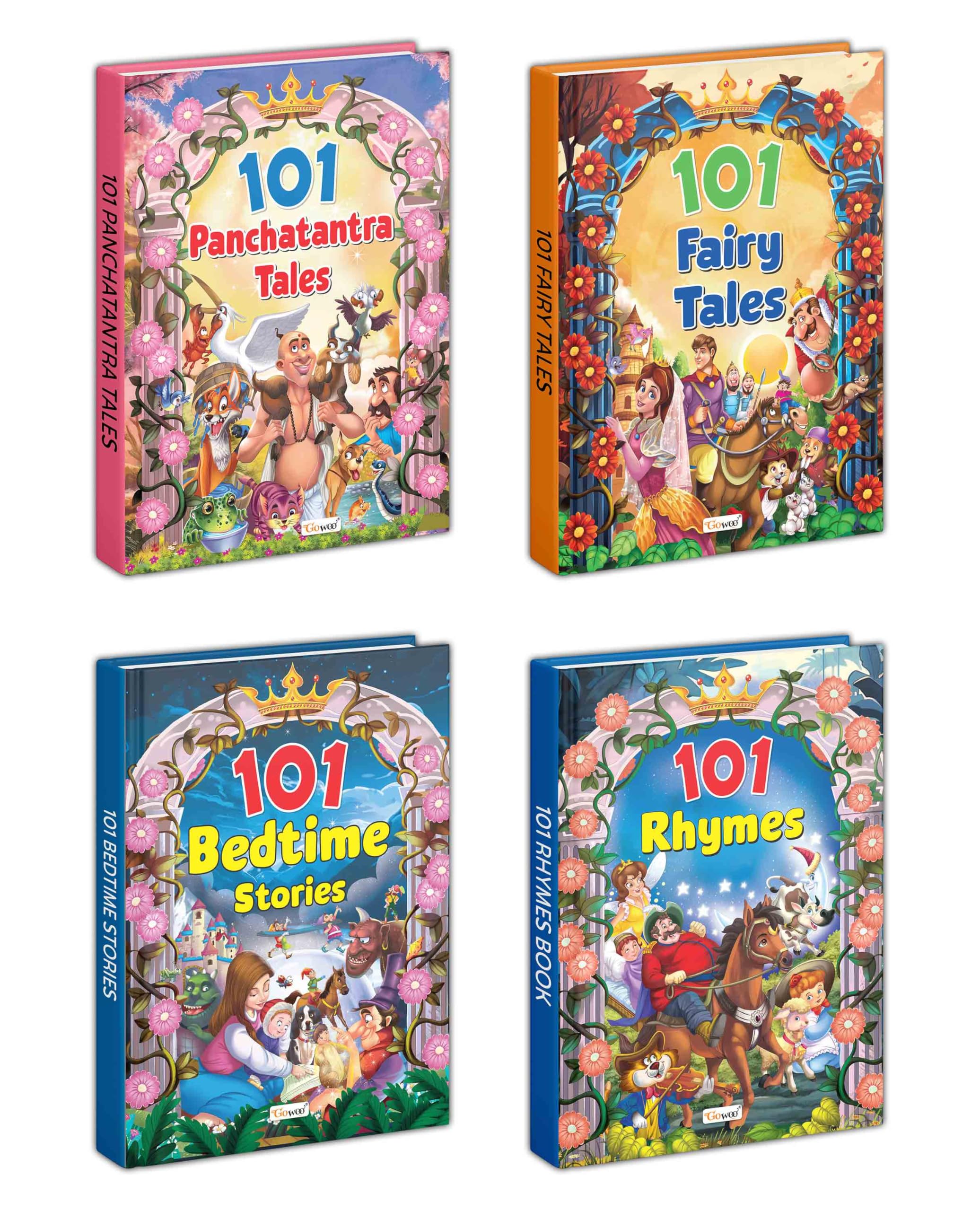 101 Panchatantra Tales, Fairy Tales, Bedtime Stories And Rhymes Book For Kids (Ages 3-12) (Hardbound) : Educational Book For Kids, KidS Bedtime Books, Panchatantra Stories For Kids.