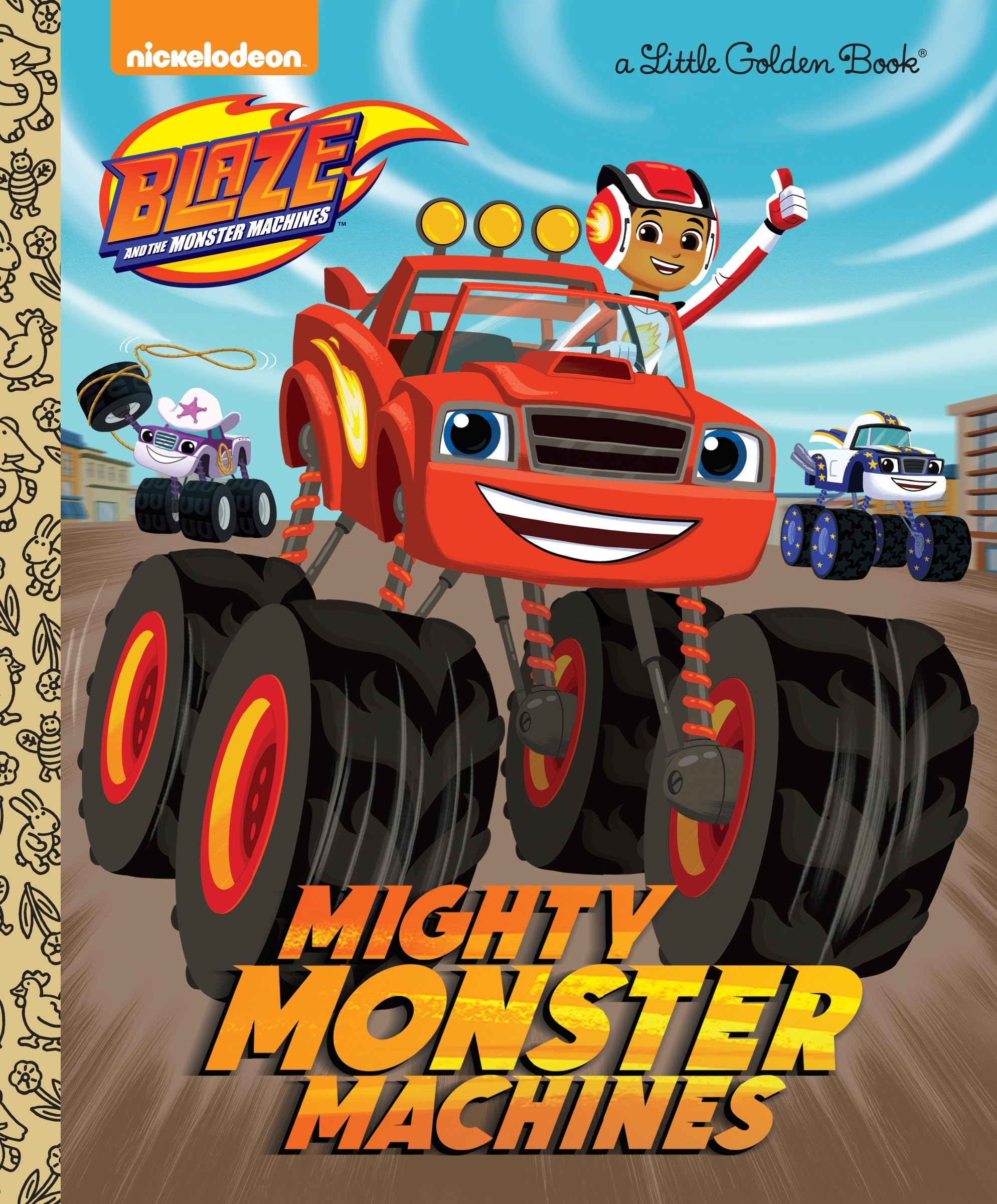 Mighty Monster Machines (Blaze and the Monster Machines) (Little Golden Book),New