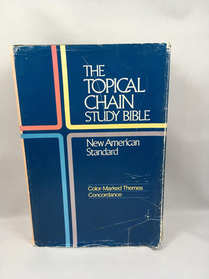 The topical chain study Bible, New American Standard,Used