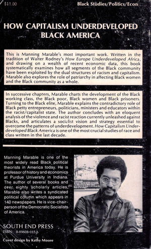 How Capitalism Underdeveloped Black America (Old E,Used