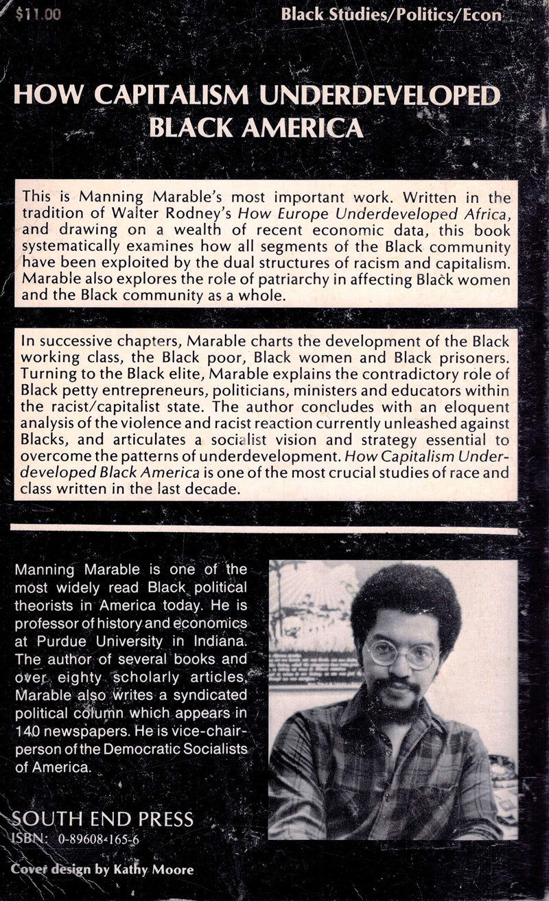 How Capitalism Underdeveloped Black America (Old E,Used