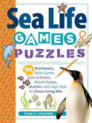 Sea Life Games & Puzzles (Storey's Games & Puzzles),Used