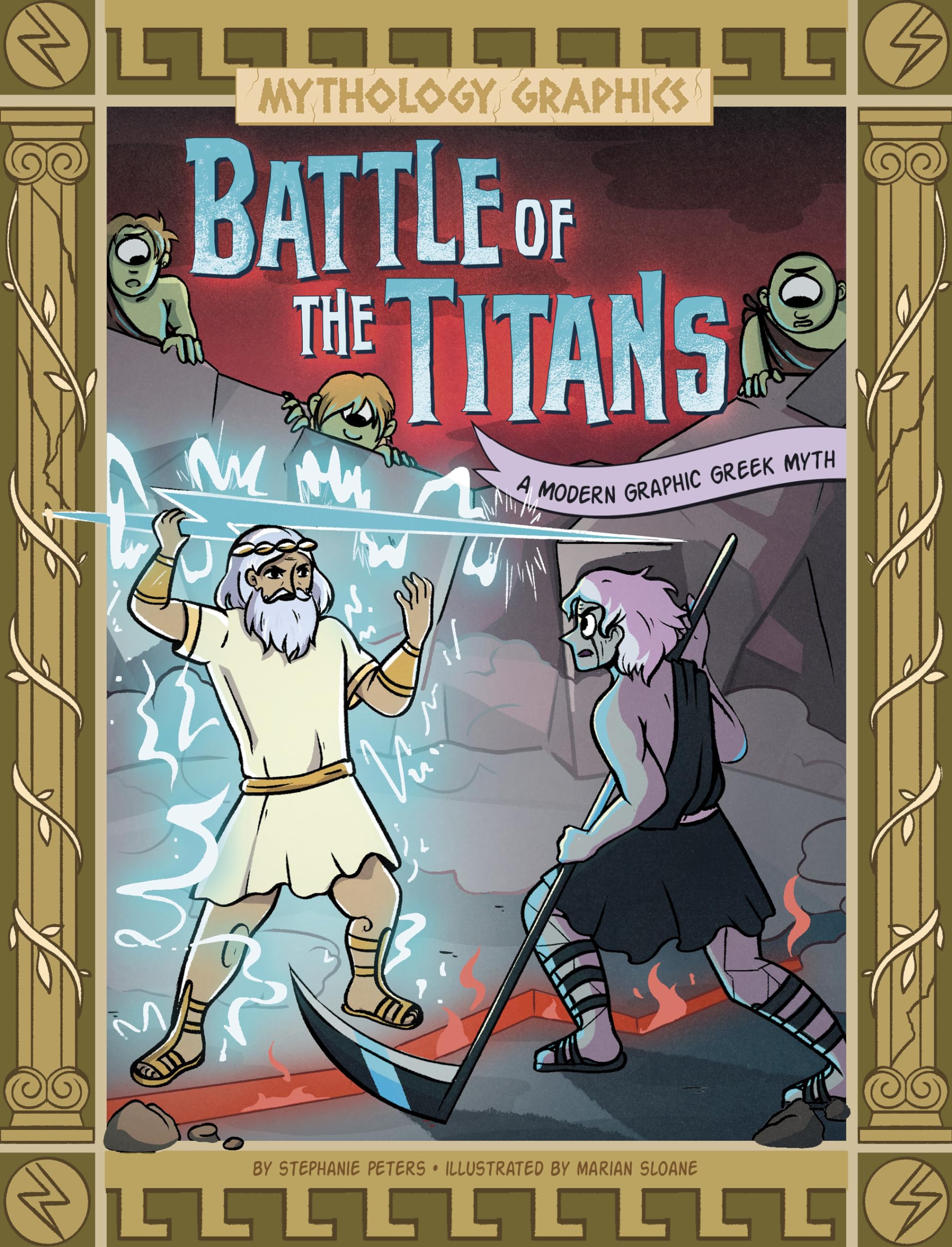 Battle of the Titans: A Modern Graphic Greek Myth (Mythology Graphics),New