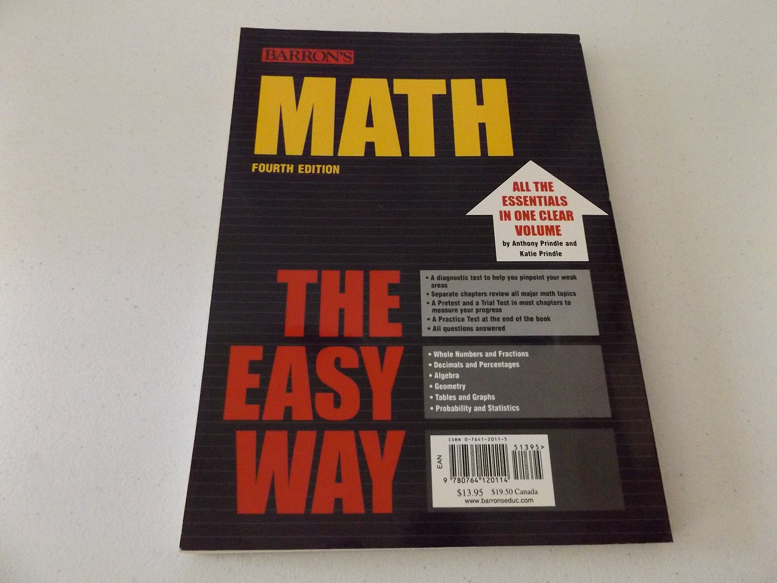 Math the Easy Way (Barron's Easy Series),Used