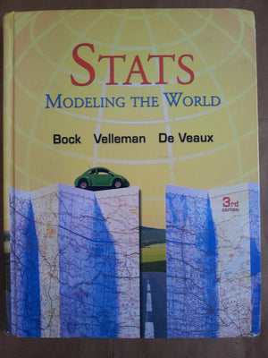 Stats: Modeling the World (3rd Edition),Used