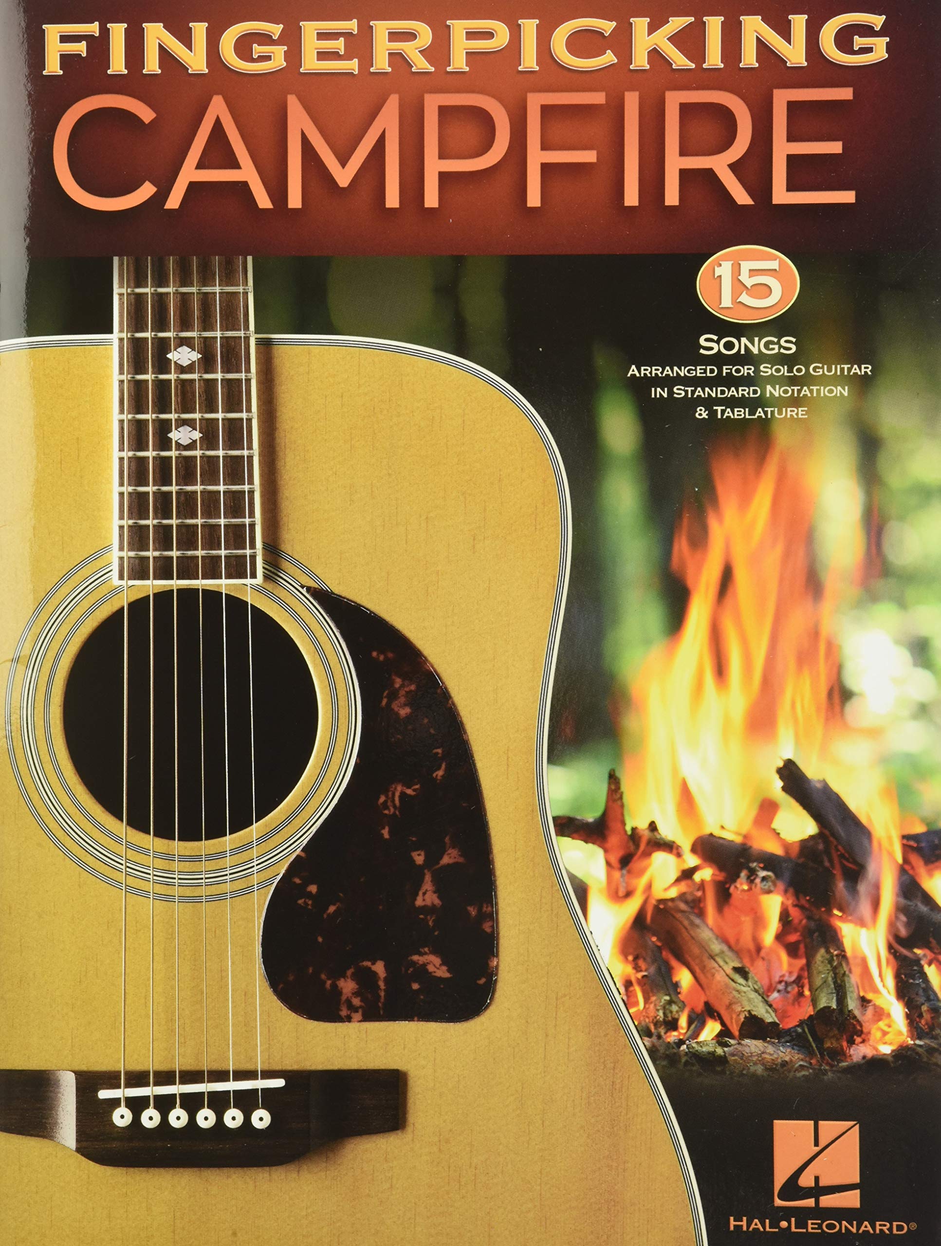 Fingerpicking Campfire: 15 Songs Arranged for Solo Guitar in Standard Notation & Tablature,Used