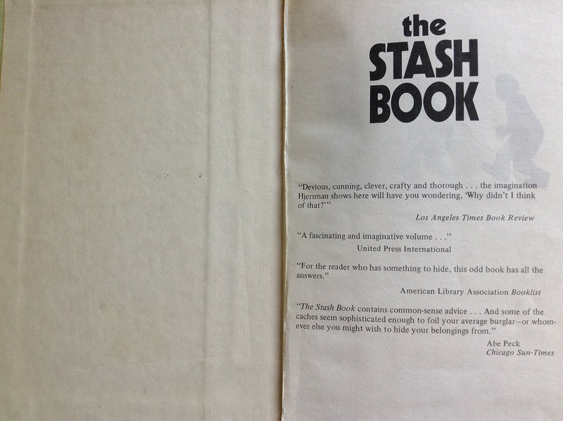 The Stash Book: How to Hide Your Valuables,Used