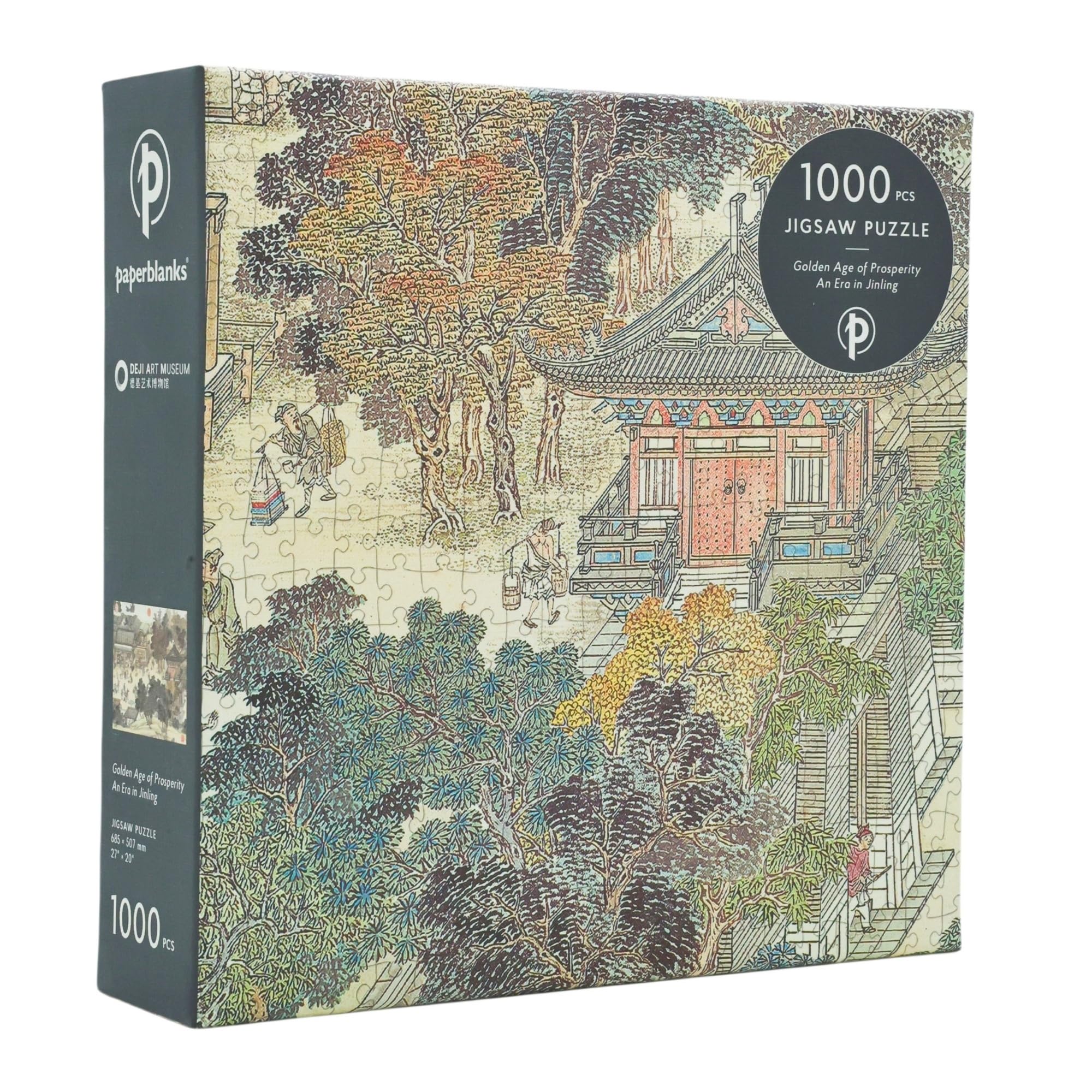 Paperblanks | Golden Age Of Prosperity | An Era In Jinling | Jigsaw Puzzle | 1000 Pieces