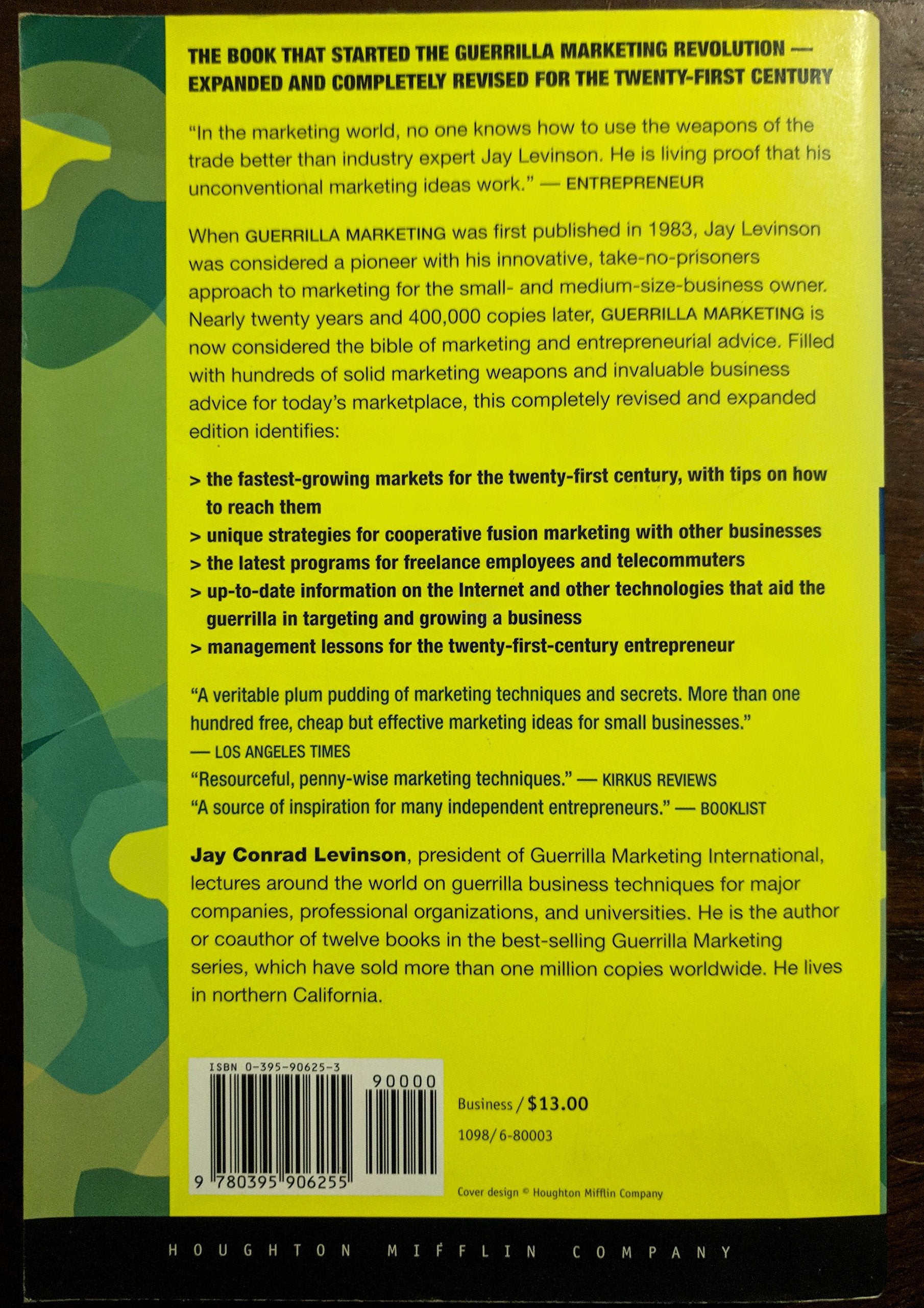 Guerrilla Marketing: Secrets For Making Big Profits From Your Small Business,Used