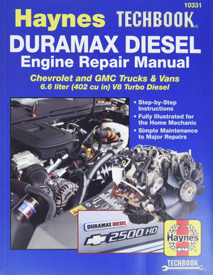 Duramax Diesel Engine for Chevrolet & GMC Trucks & Vans (0112) Haynes TECHBOOK,Used