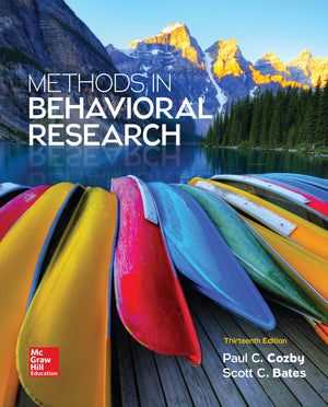 Loose Leaf for Methods in Behavioral Research,Used