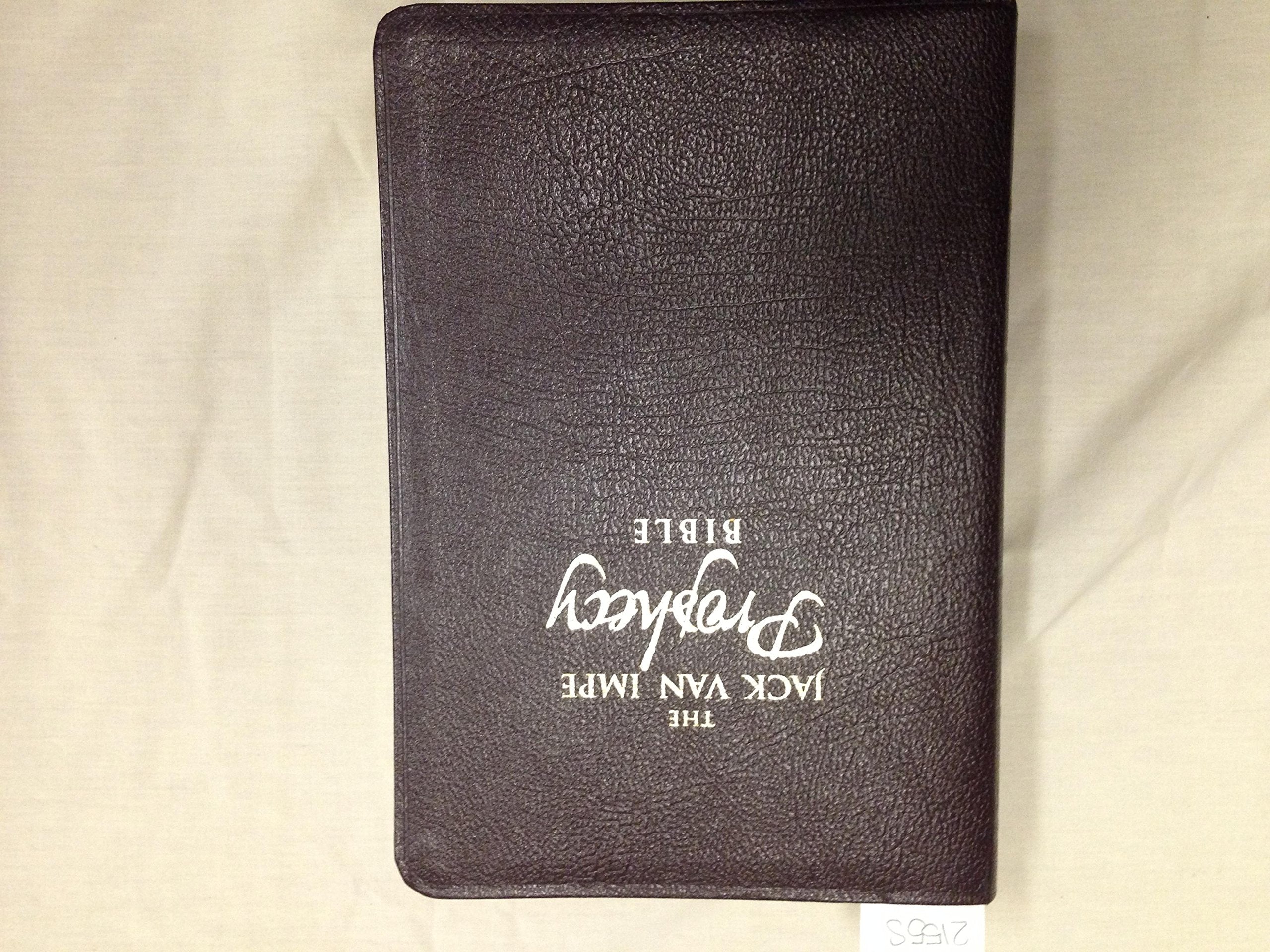 Jack Van Impe Prophecy Bible (Special Limited Edition /Words of Christ in Red),Used