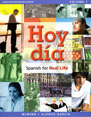 Hoy dia: Spanish for Real Life. Volume 1 (Annotated Instructor's Edition)  2011,Used