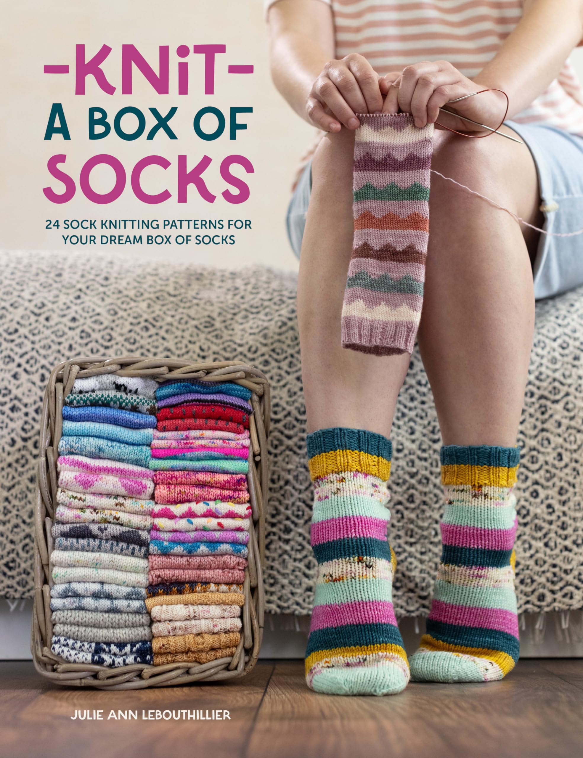 Knit A Box Of Socks: 24 Sock Knitting Patterns For Your Dream Box Of Socks,Used