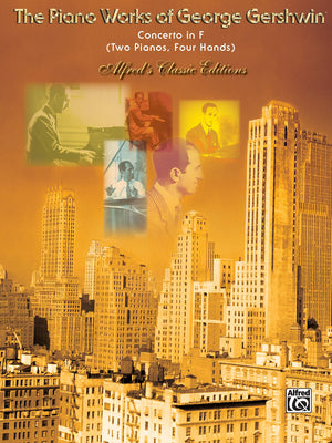 George Gershwin's Concerto in F for Piano and Orchestra: Two Pianos, Four Hands,Used