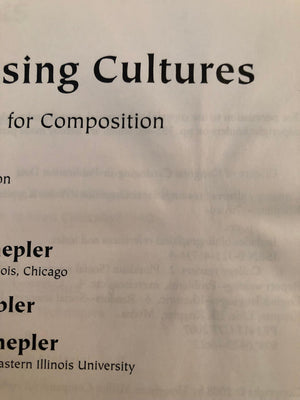 Crossing Cultures: Readings for Composition (7th Edition),Used