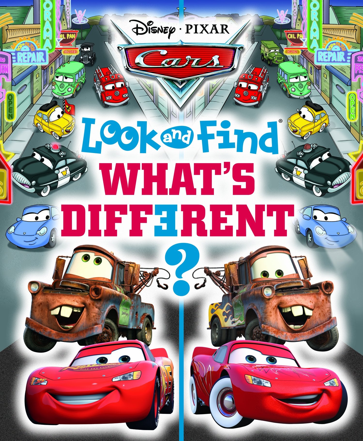 Disney Cars Look And Find, What S Different?