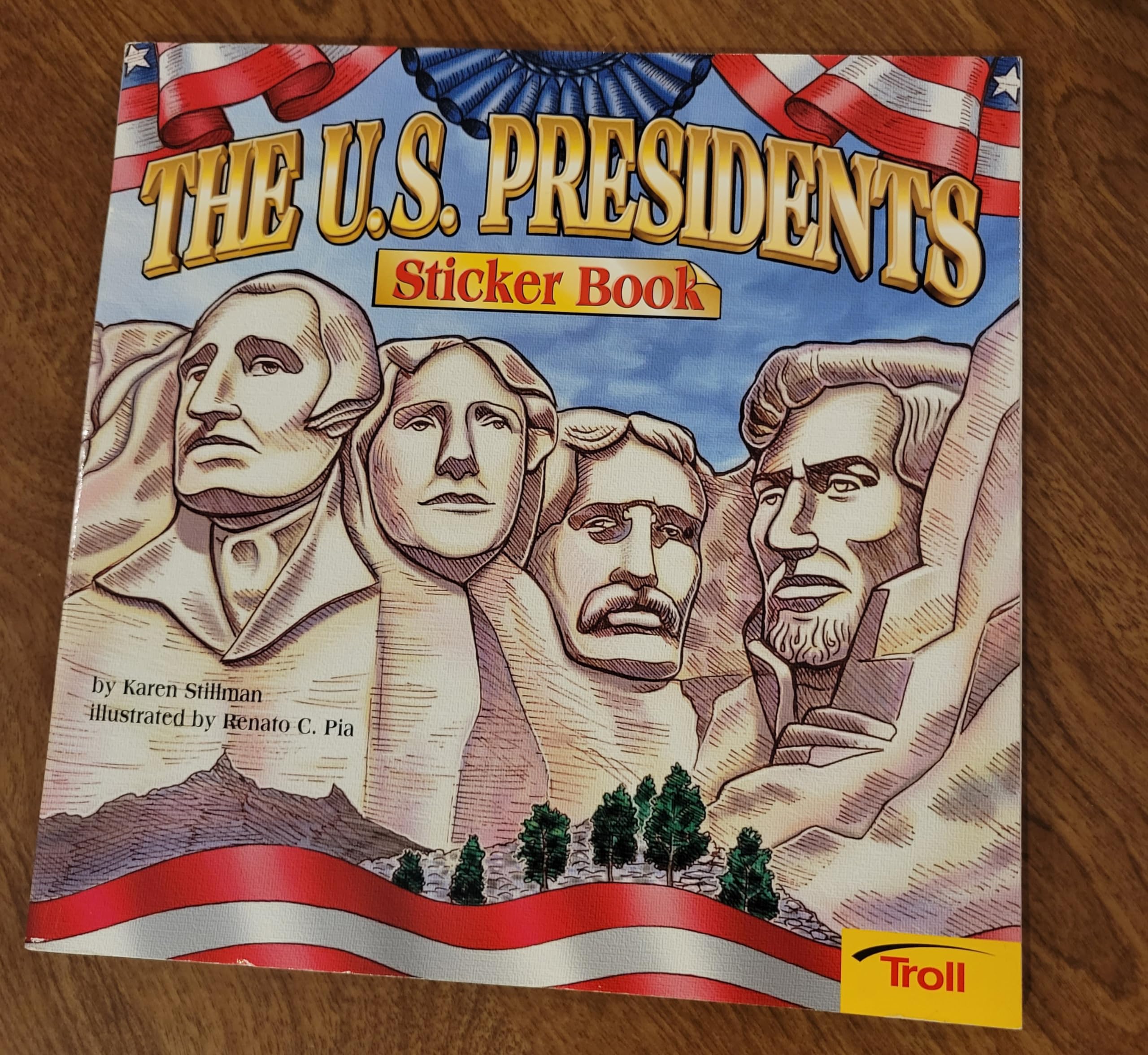 The U.S. Presidents Sticker Book,Used
