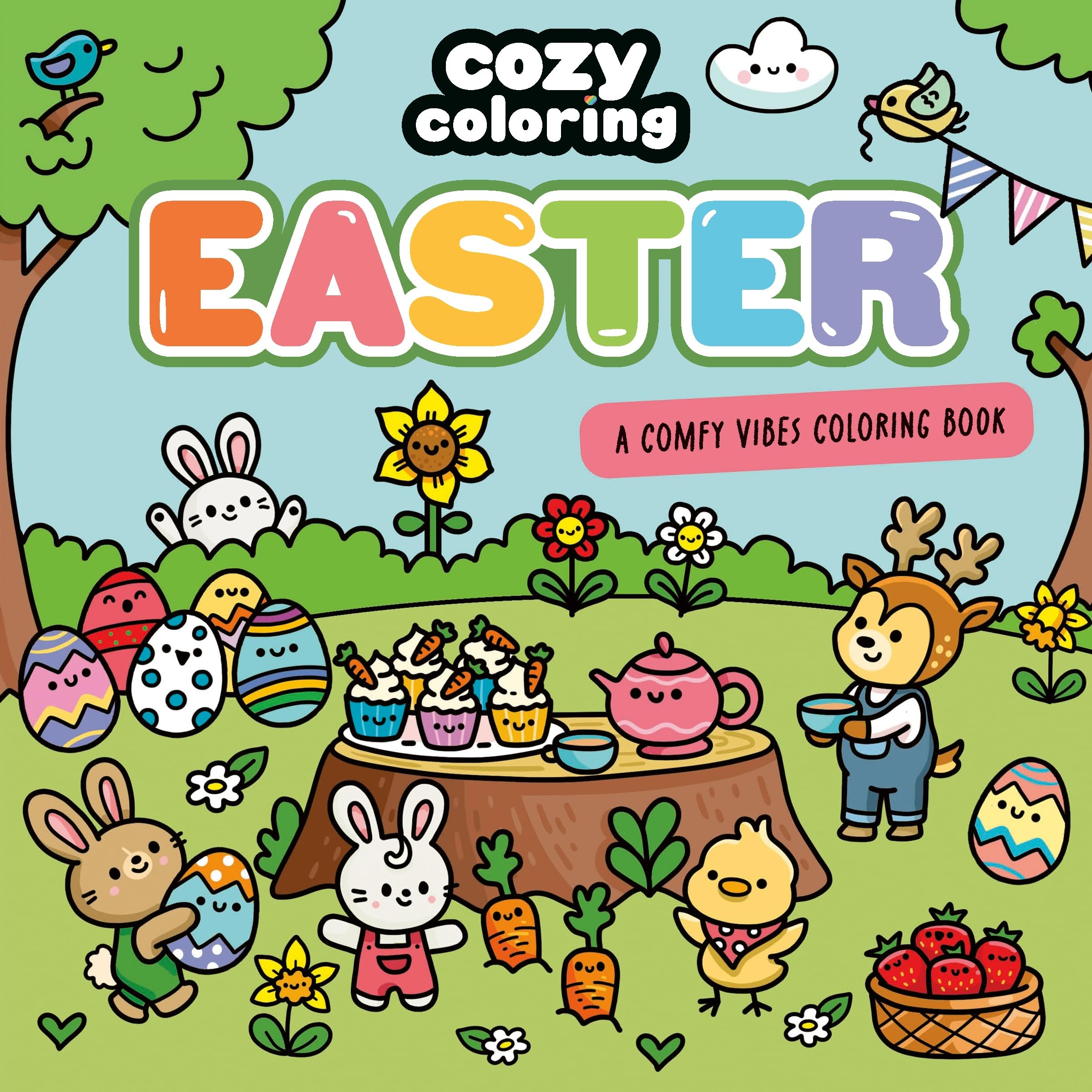 Cozy Coloring: Easter: An Easter Coloring Book For Creativie Kids (Ages 812)