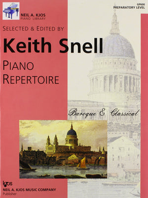 GP600  Piano Repertoire: Baroque & Classical Preparatory Level,Used