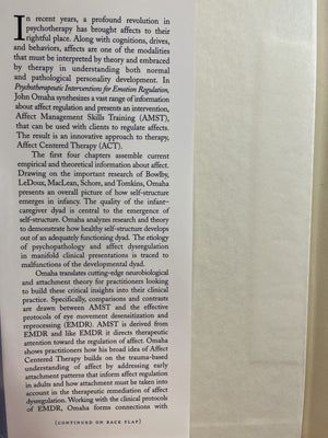 Psychotherapeutic Interventions For Emotion Regulation: Emdr And Bilateral Stimulation For Affect Management (Norton Professiona,New