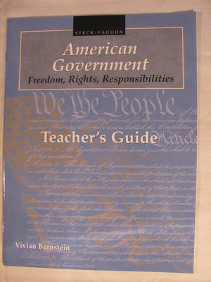 American Government: Freedom, Rights, Responsibilities, Teacher's Guide,Used