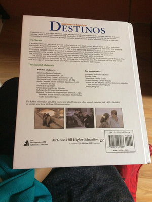 Destinos: Second Edition of the Alternate Edition,Used