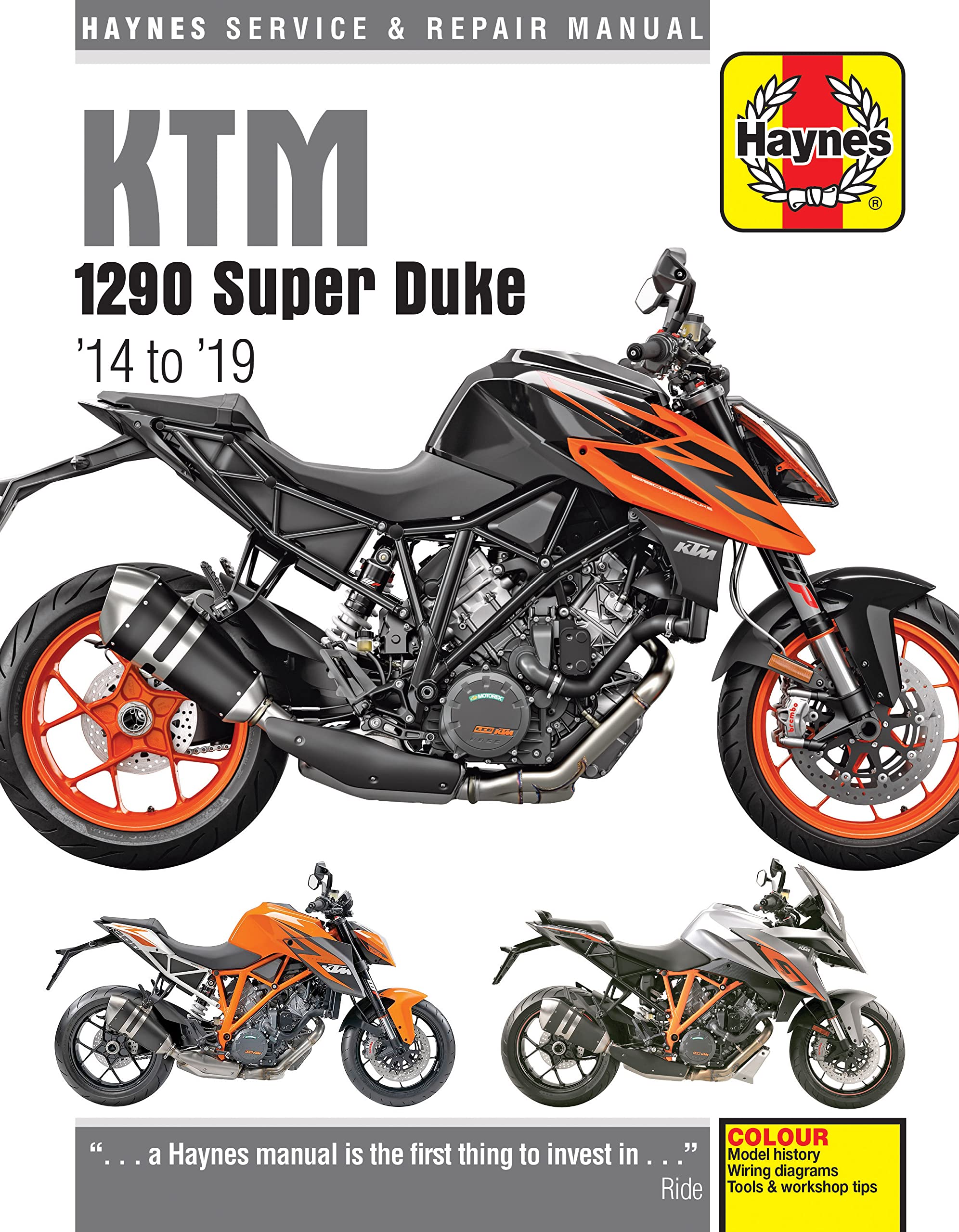 KTM 1290 Super Duke (1419) Haynes Repair Manual (Paperback),Used