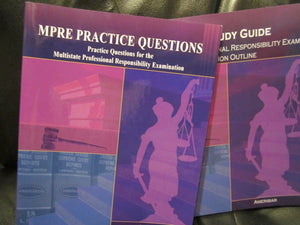 MPRE Study Guide: Multistate Professional Responsibility Examination Outline Study Guide,Used
