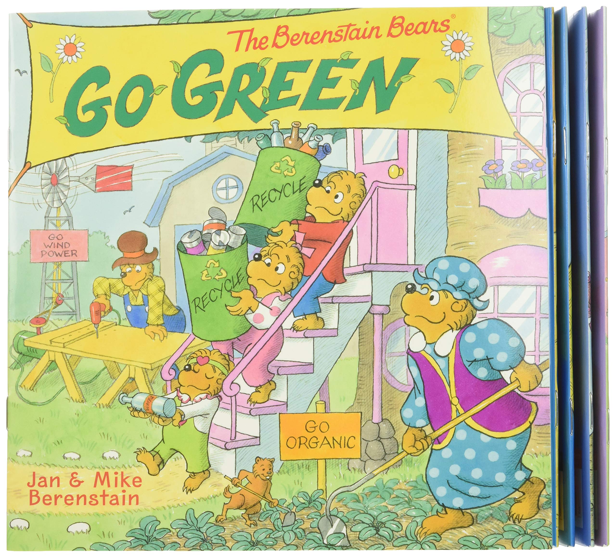The Berenstain Bears TakeAlong Storybook Set: Dinosaur Dig, Go Green, When I Grow Up, Under the Sea, The Tooth Fairy,Used