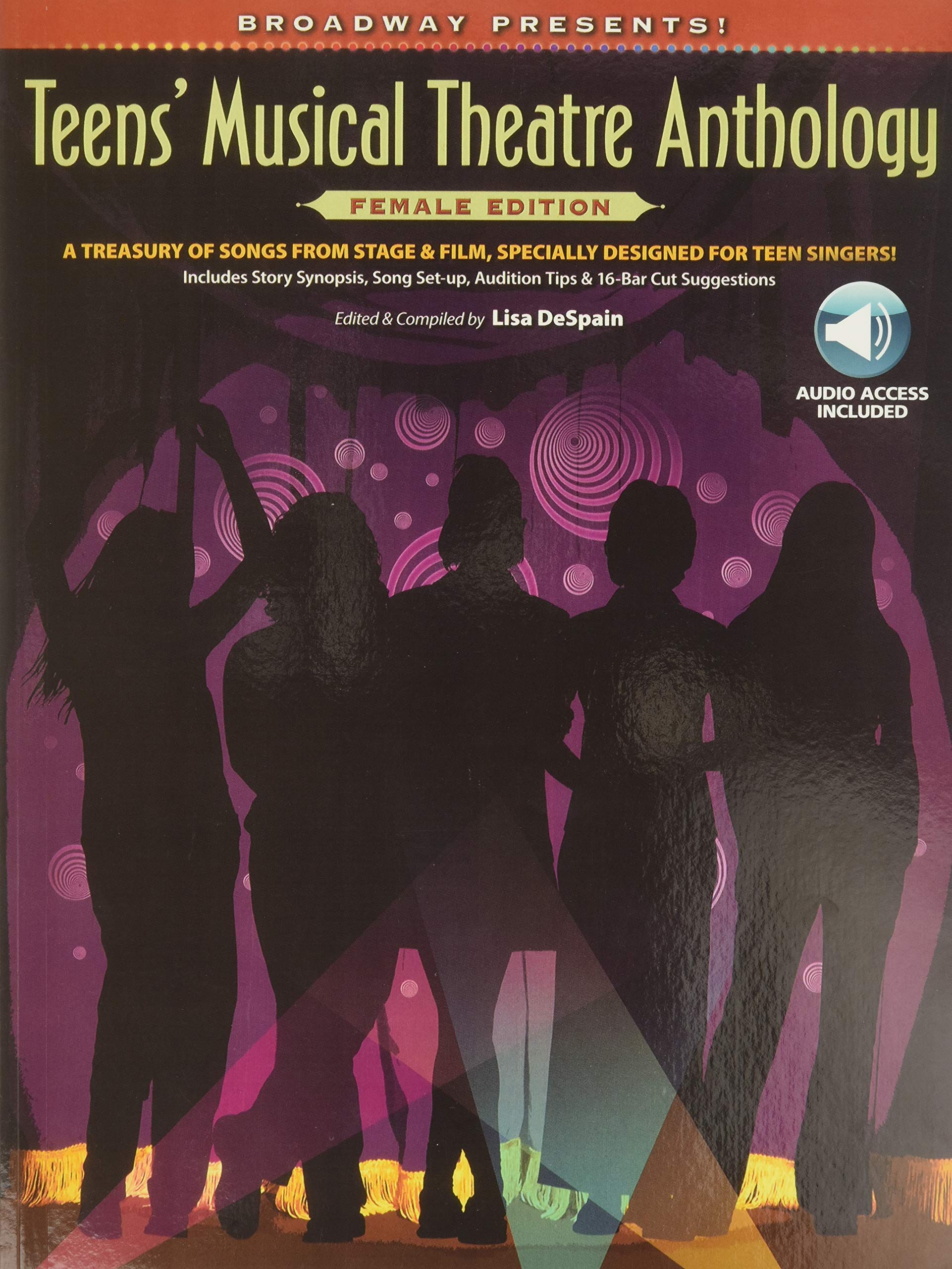 Broadway Presents! Teens' Musical Theatre Anthology: Female Edition Book/Online Audio,Used