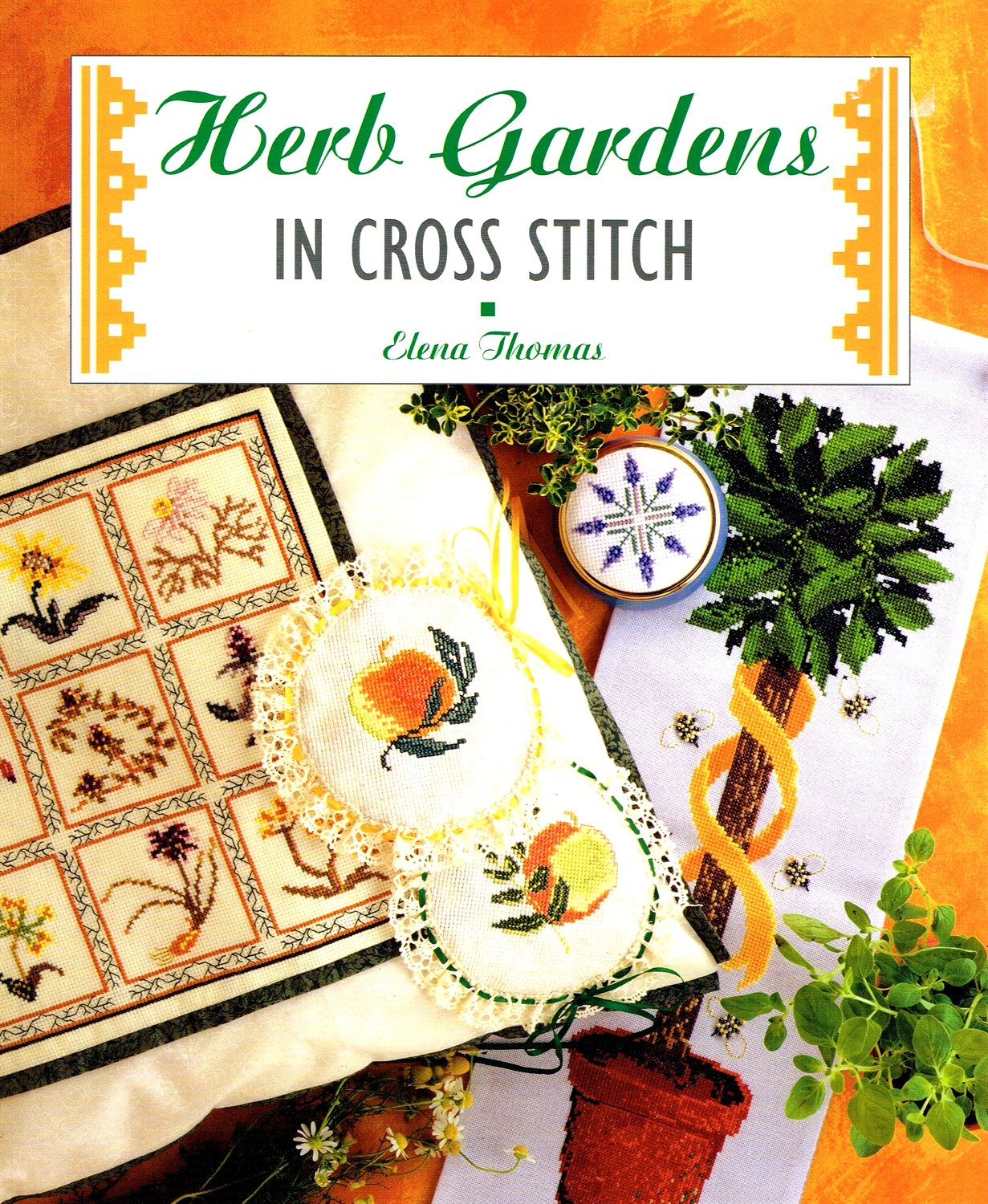 Herb Gardens in Cross Stitch (Cross Stitch Ser),Used