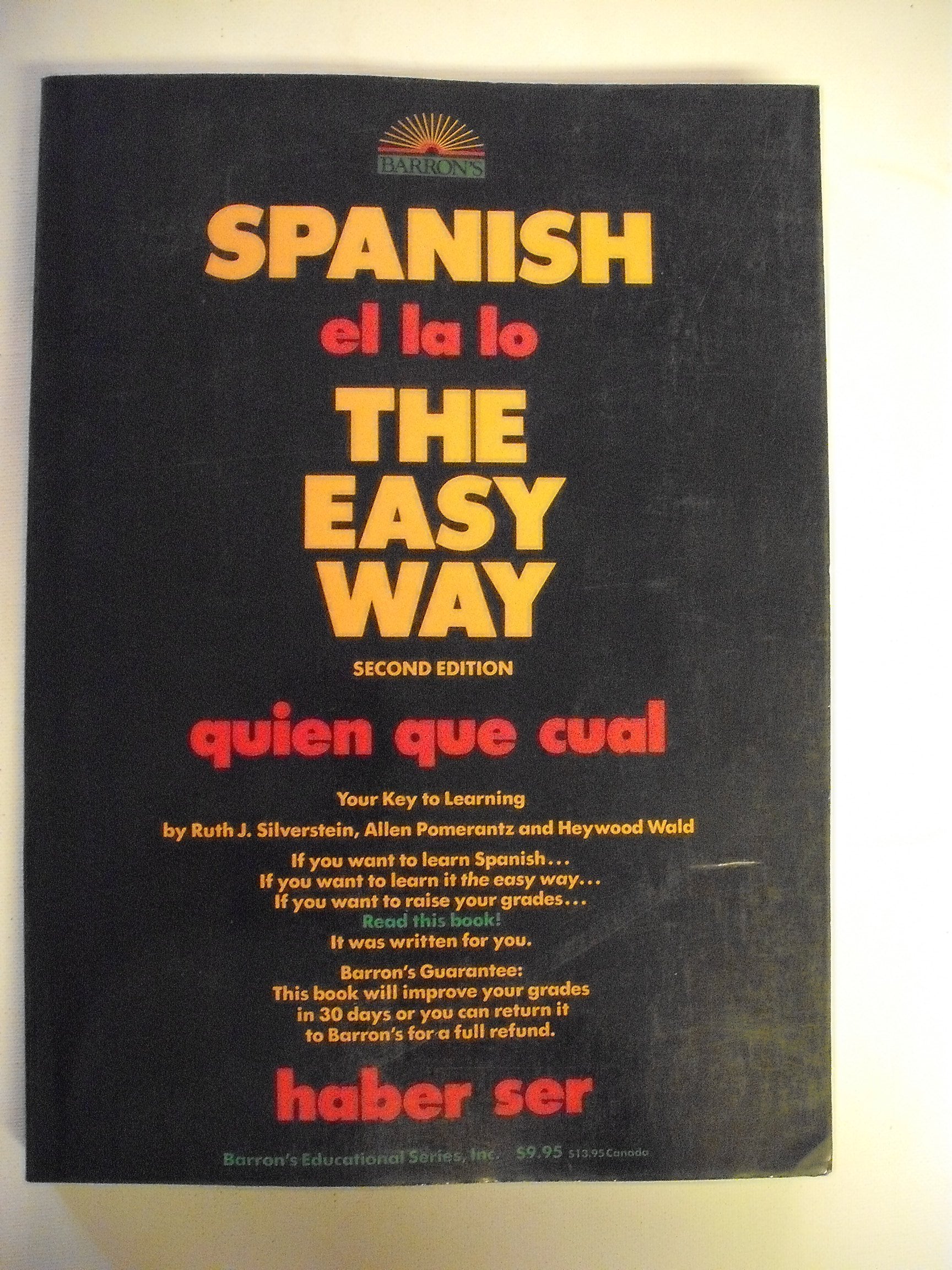Spanish the Easy Way (Spanish the Easy Way, 2nd ed),Used