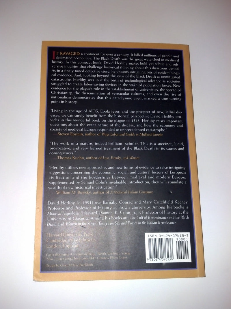 The Black Death And The Transformation Of The West,New