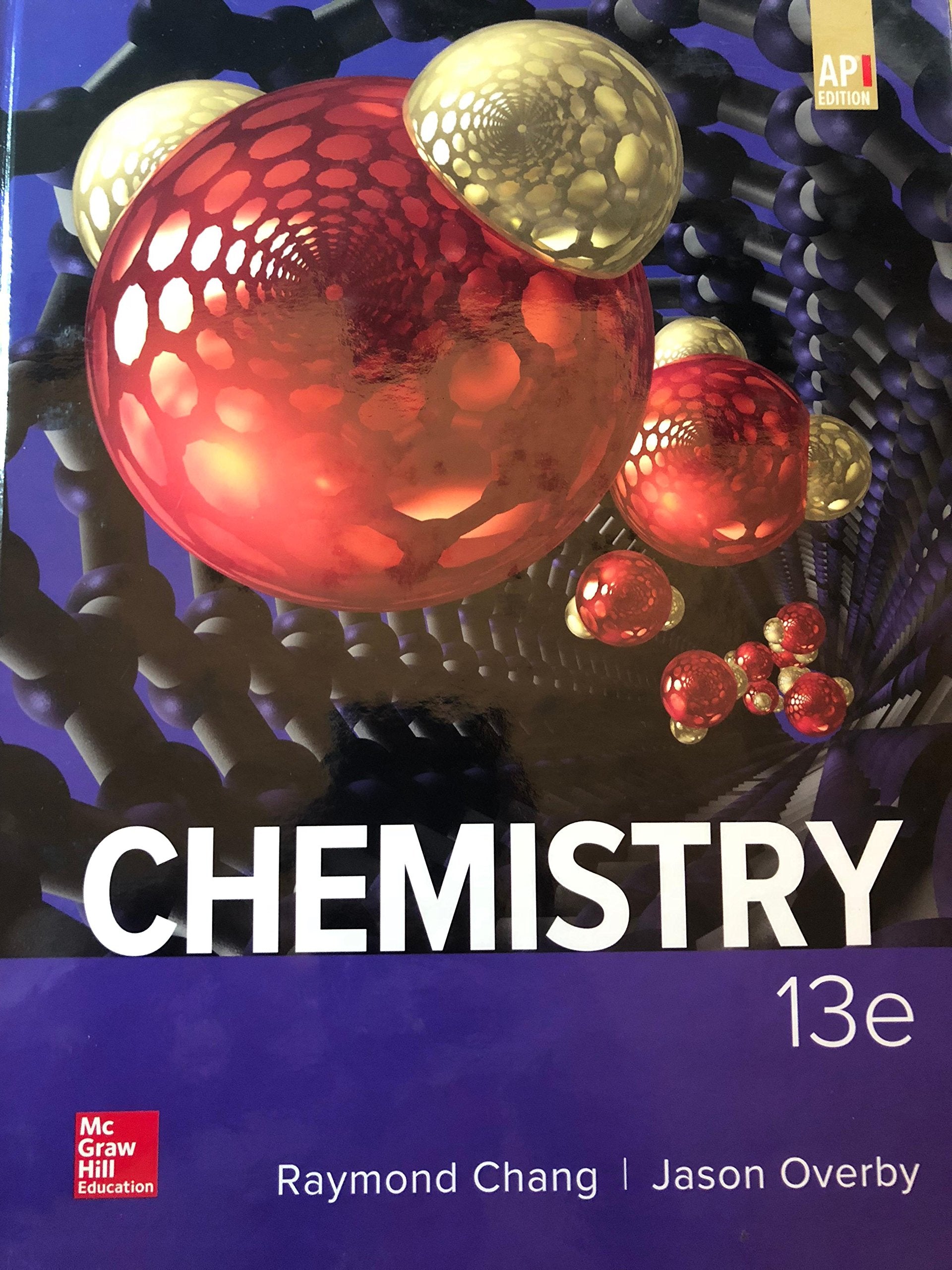 Chang, Chemistry, 2019, 13e (AP Edition) Student Edition (AP CHEMISTRY CHANG),Used