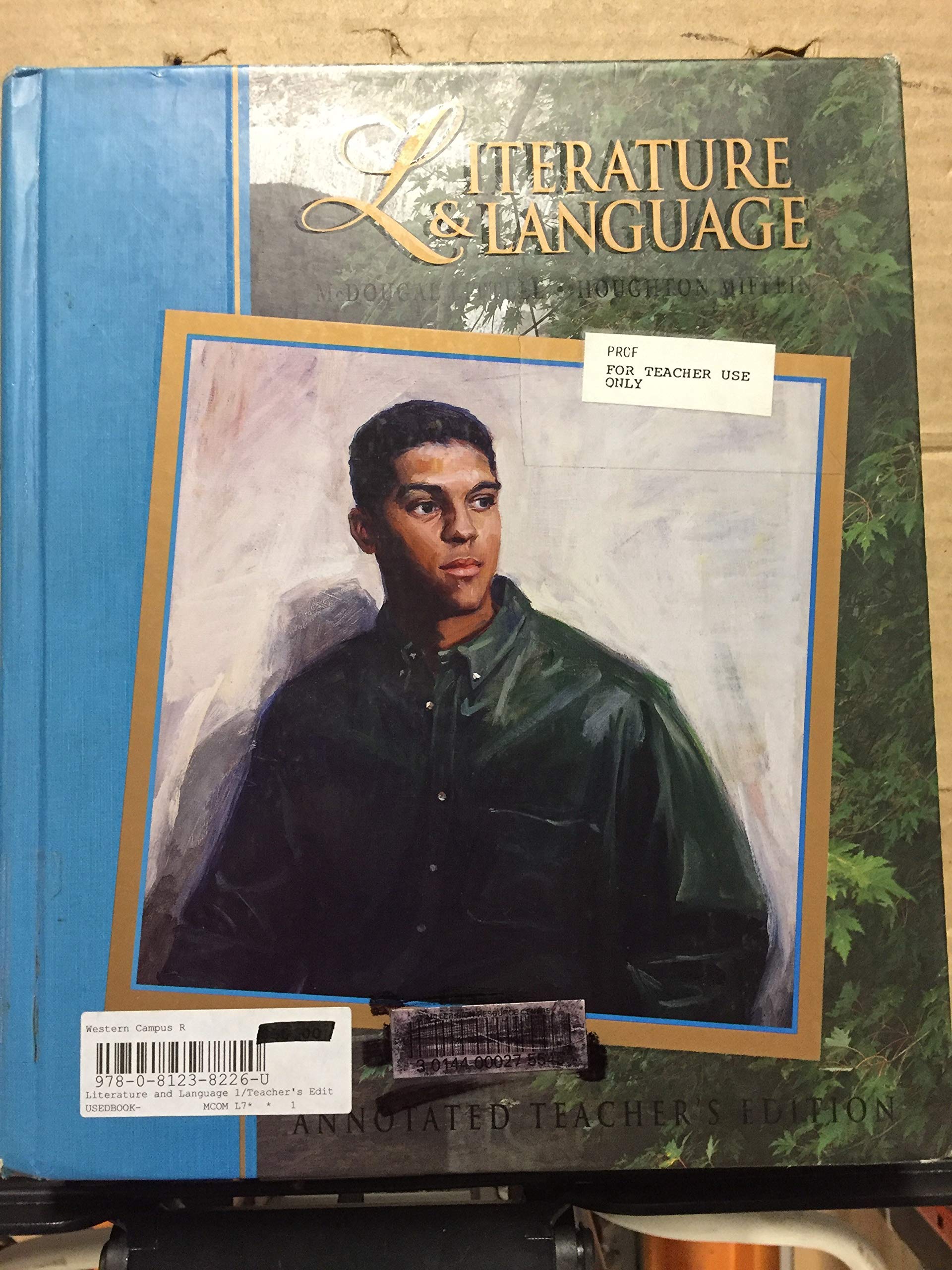 Annotated Teacher's Edition  McDougal Littell Literature & Language  Level Blue  Grade10,Used