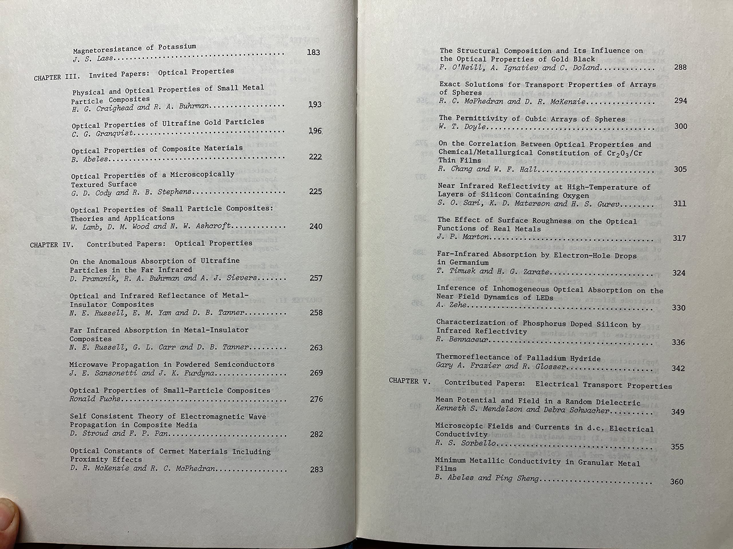 Electrical Transport And Optical Properties Of Inhomogeneous Media (Aip Conference Proceedings, 40)-used