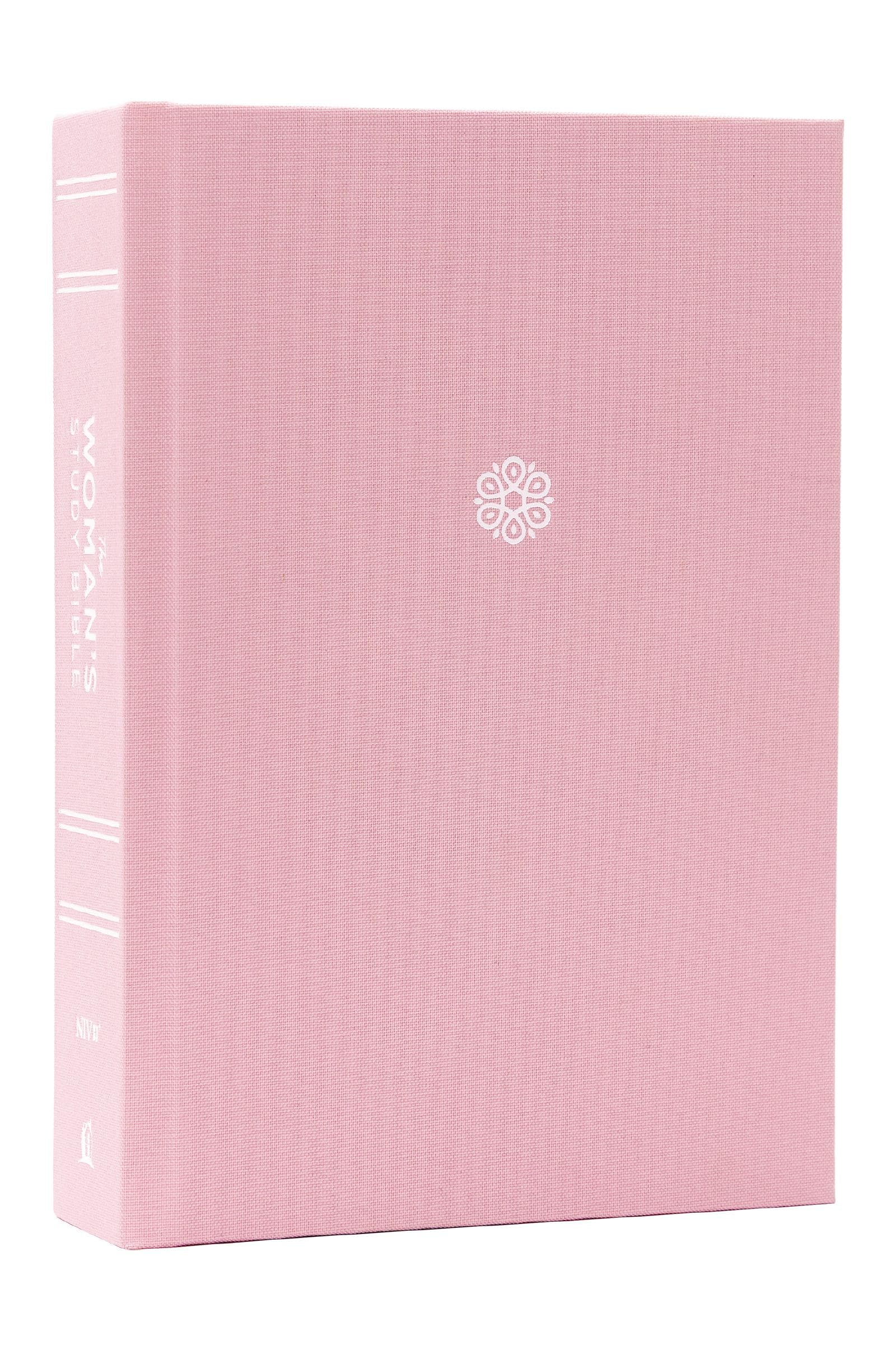 NIV, The Womans Study Bible, Cloth over Board, Pink, FullColor, Red Letter: Receiving Gods Truth for Balance, Hope, and Trans
