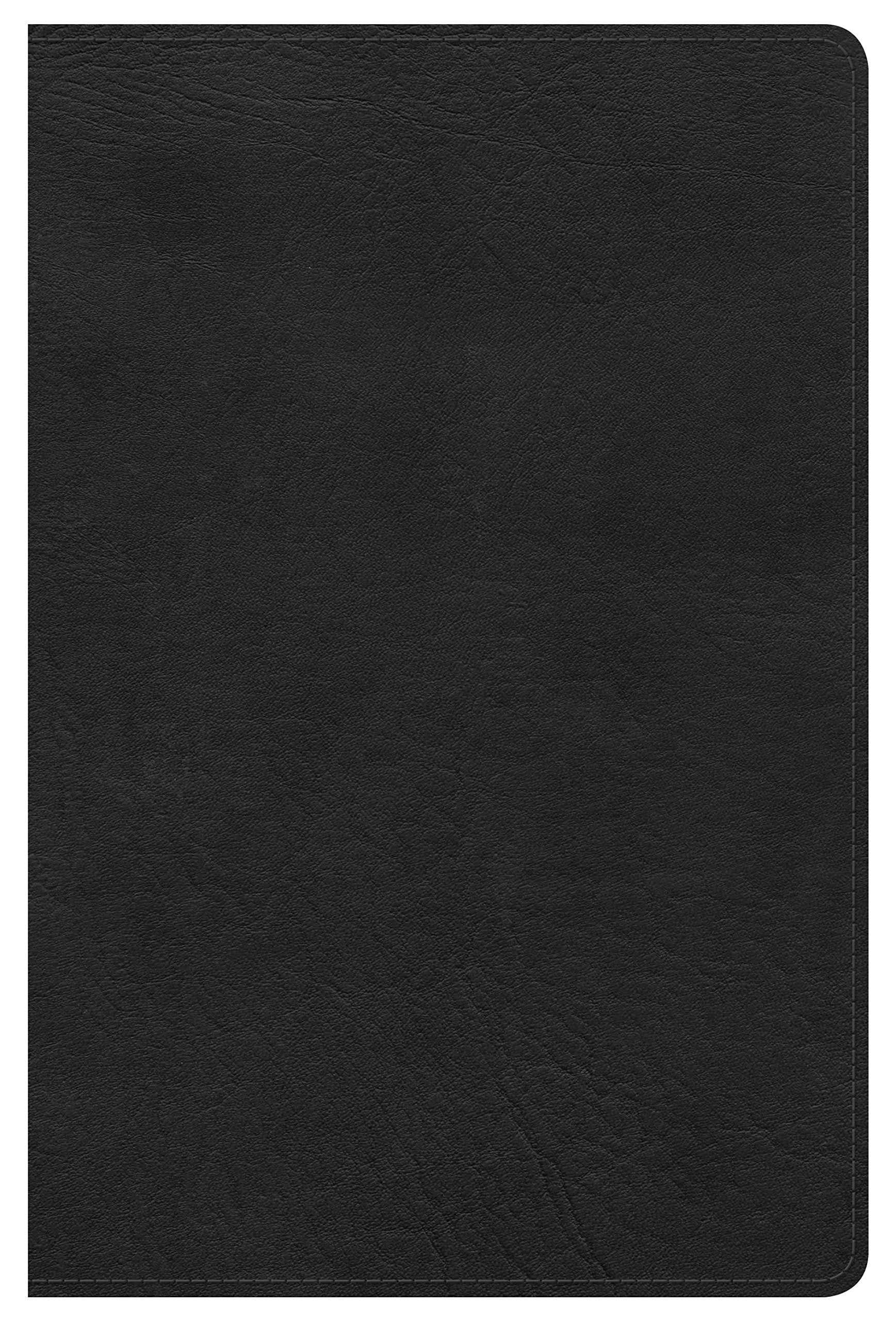 Hcsb Ultrathin Reference Bible, Black Leathertouch, Indexed,Used