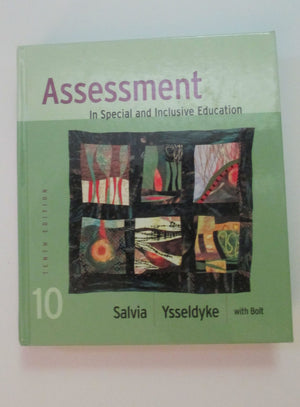 Assessment: In Special and Inclusive Education,New