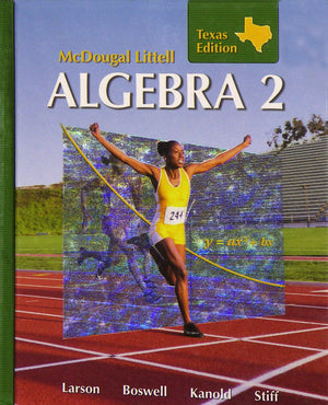 Algebra 2 Grades 912: McDougal Littell High School Math Texas (Holt McDougal Larson Algebra 2),Used