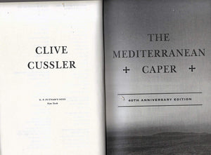 The Mediterranean Caper: The First Dirk Pitt Novel, A 40th Anniversary Edition (Dirk Pitt Adventure),Used