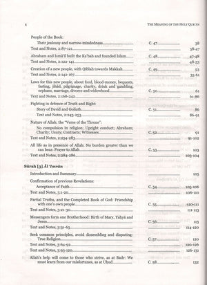The Meaning of the Holy Qur'an: Complete Translation with Selected Notes,Used