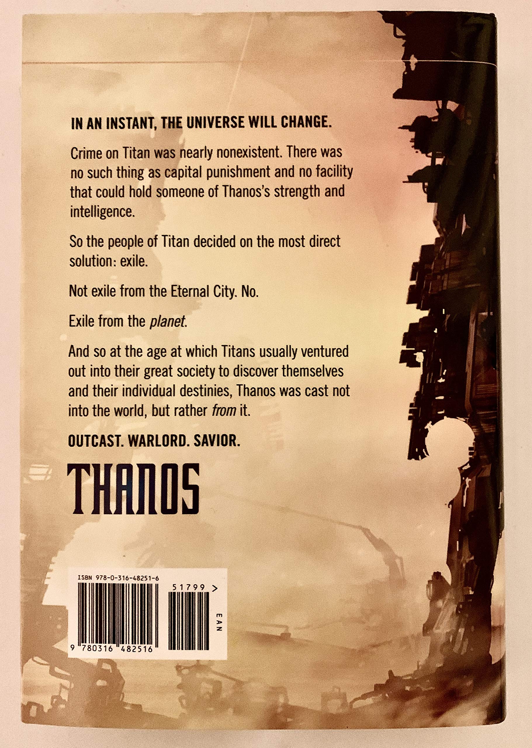 Marvel'S Avengers: Infinity War: Thanos: Titan Consumed (Marvel Studio' Avengers: Infinity War)-used
