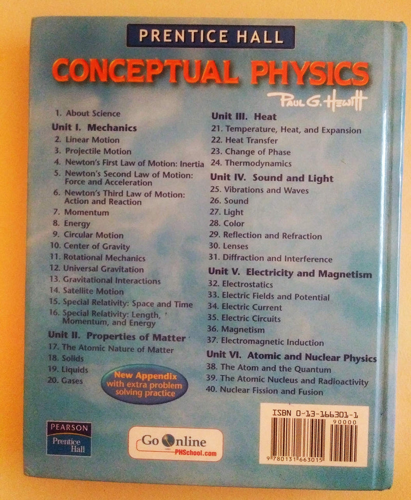Conceptual Physics: The High School Physics Program,Used