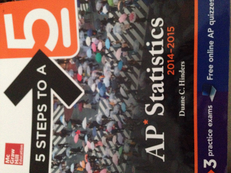5 Steps to a 5 AP Statistics, 20142015 Edition (5 Steps to a 5 on the Advanced Placement Examinations Series),Used